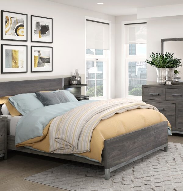 1577DG Bedroom Zephyr Collection 4pc Set (QB+NS+DR+MR)