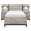 1577 Bedroom Zephyr Collection 4pc Set (QB+NS+DR+MR)