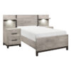 1577 Bedroom Zephyr Collection 4pc Set (QB+NS+DR+MR)