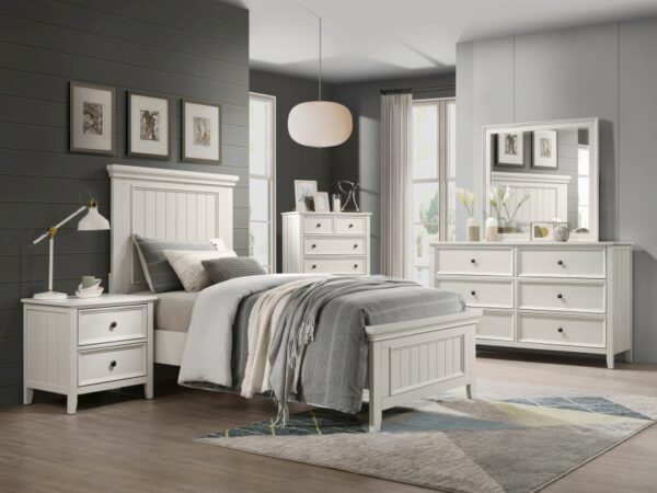 1581 Bedroom Donahue Collection 4pc Set (QB+NS+DR+MR)