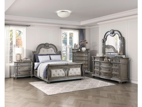 1583 Bedroom Bennington Collection 4pc Set (QB+NS+DR+MR)