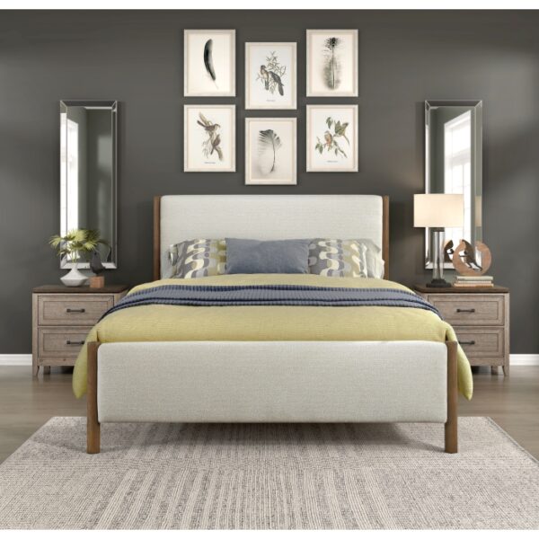 HE-1587-1  Queen Platform Bed