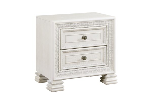 1596 Bedroom Theodora Collection 4pc Set (QB+NS+DR+MR)