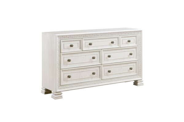 1596 Bedroom Theodora Collection 4pc Set (QB+NS+DR+MR)