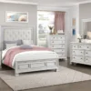 1596 Bedroom Theodora Collection 4pc Set (QB+NS+DR+MR)