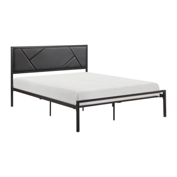 HE-1602BK-1  Queen Platform Bed