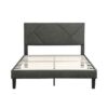 HE-1610GY-1  Queen Platform Bed