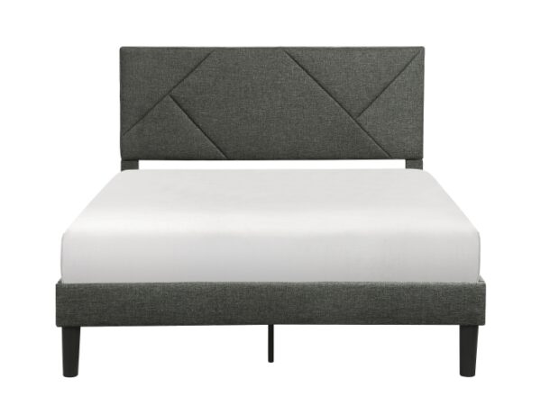 HE-1610GY-1  Queen Platform Bed