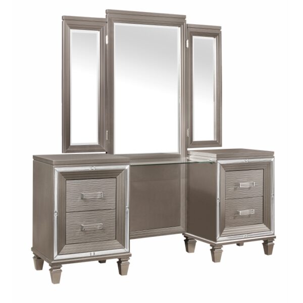 1616-15* Vanity Dresser with Mirror