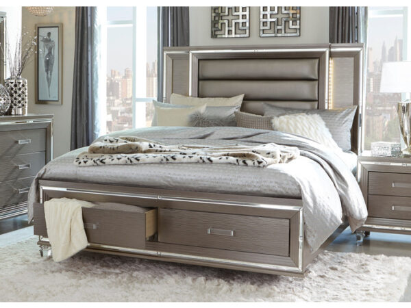 HE-1616-1AC  + *(3) QUEEN PLFM BED, , FB ST