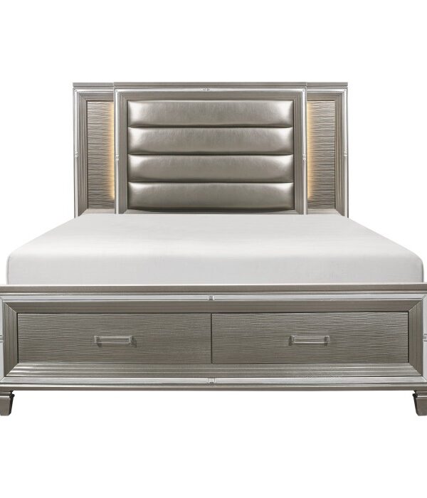 Eastern King Platform Bed wi
