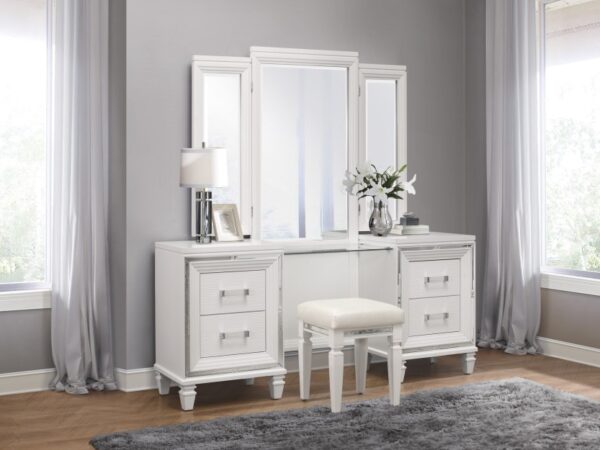 1616W Bedroom Tamsin Collection 4pc Set (QB+NS+DR+MR)