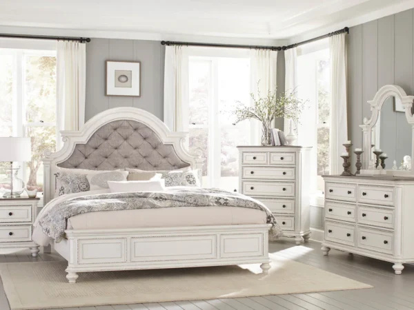 1624W Bedroom Baylesford Collection 4pc Set (QB+NS+DR+MR)
