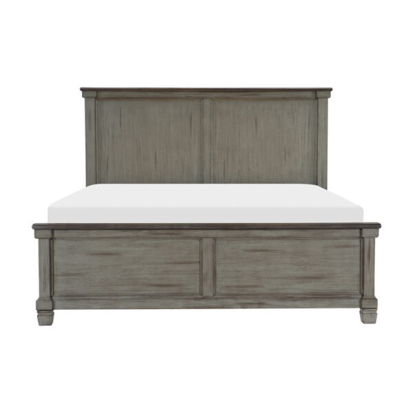 HE-1626GY-1  Queen Bed