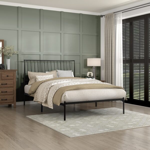 HE-1630-1  Queen Platform Bed