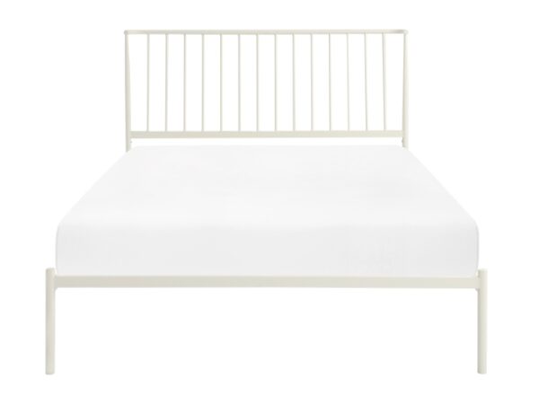 HE-1630WH-1  Queen Metal Platform Bed