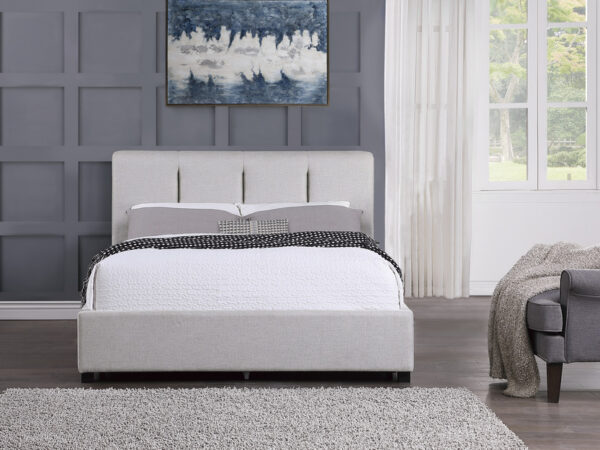 1632-DW Bedroom Aitana Collection Queen Platform Bed with Stor...