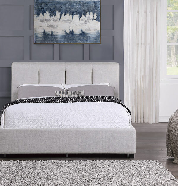 1632-DW Bedroom Aitana Collection Queen Platform Bed with Stor...
