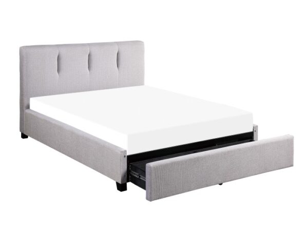 HE-1632-1DW  Queen Platform Bed with Storage Drawer