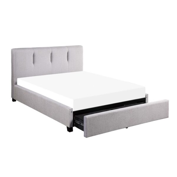 HE-1632-1DW  Queen Platform Bed with Storage Drawer