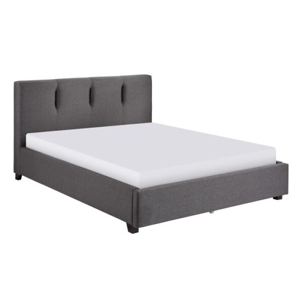 HE-1632GH-1DW  Queen Platform Bed with Storage Footboard
