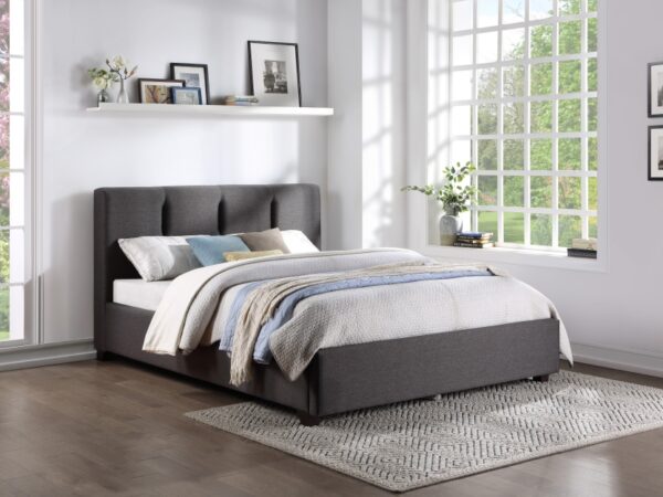 1632GH-DW Bedroom Aitana Collection Queen Platform Bed with Stor...