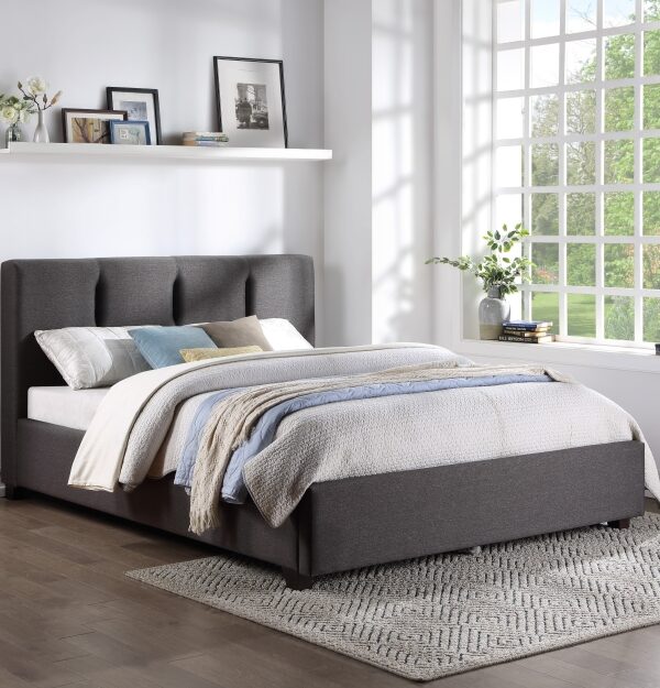 1632GH-DW Bedroom Aitana Collection Queen Platform Bed with Stor...