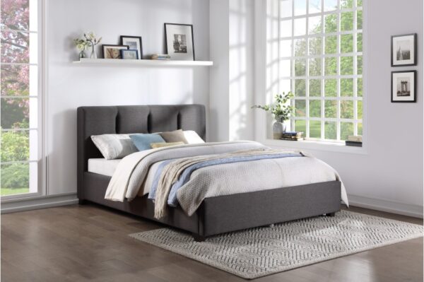 1632GH-DW Bedroom Aitana Collection Queen Platform Bed with Stor...