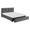 HE-1632GH-1DW  Queen Platform Bed with Storage Footboard