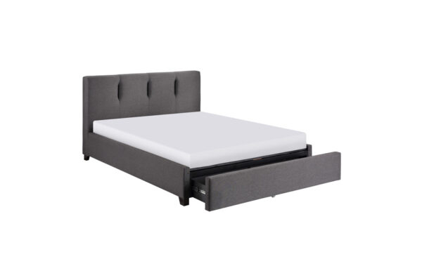 1632GH-DW Bedroom Aitana Collection Queen Platform Bed with Stor...