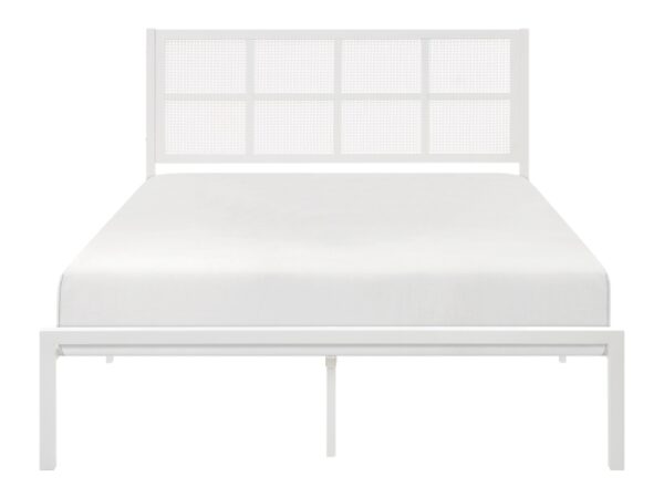HE-1635WH-1  Queen Platform Bed