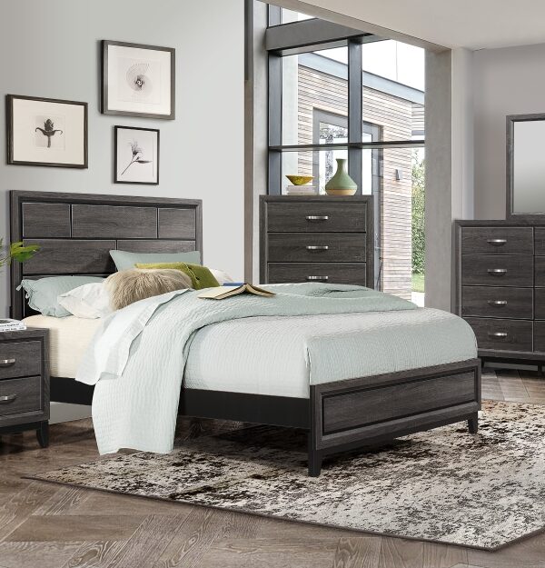 1645 Bedroom Davi Collection 4PC SET (QB+NS+DR+MR)