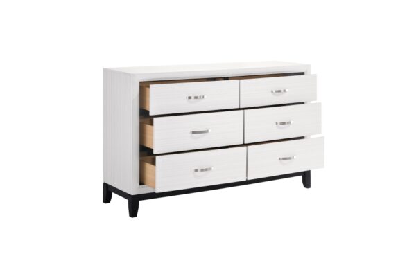 1645WH Bedroom Davi Collection 4pc Set (QB+NS+DR+MR)