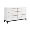 1645WH Bedroom Davi Collection 4pc Set (QB+NS+DR+MR)