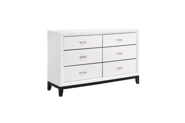 1645WH Bedroom Davi Collection 4pc Set (QB+NS+DR+MR)