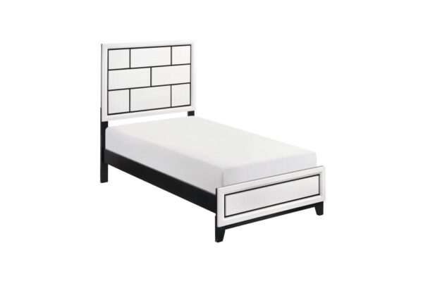 1645WH Bedroom Davi Collection 4pc Set (QB+NS+DR+MR)
