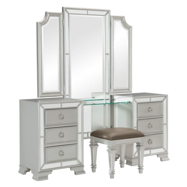 1646-15* Vanity Dresser with Mirror