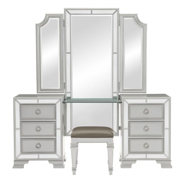 1646-15* Vanity Dresser with Mirror