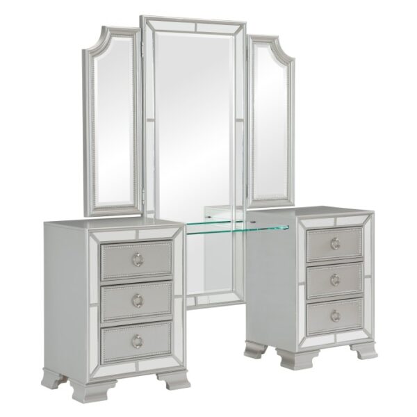 1646-15* Vanity Dresser with Mirror