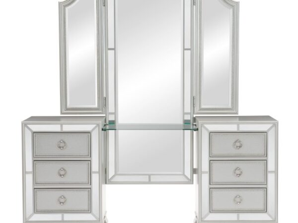 1646-15* Vanity Dresser with Mirror