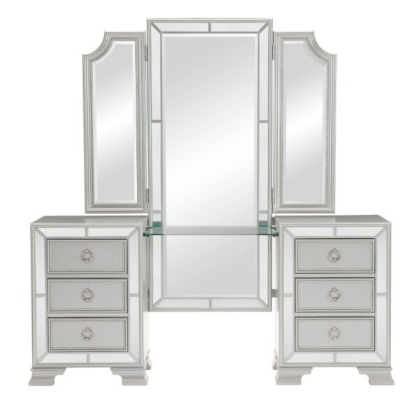 1646-15* Vanity Dresser with Mirror