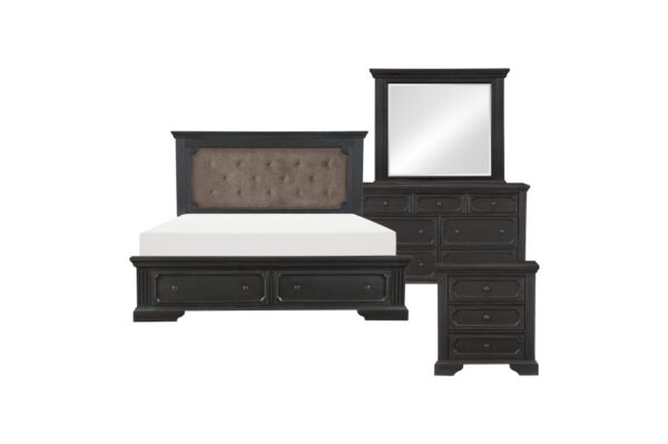1647 Bedroom Bolingbrook Collection 4pc Set (QB+NS+DR+MR)