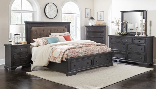 1647 Bedroom Bolingbrook Collection 4pc Set (QB+NS+DR+MR)