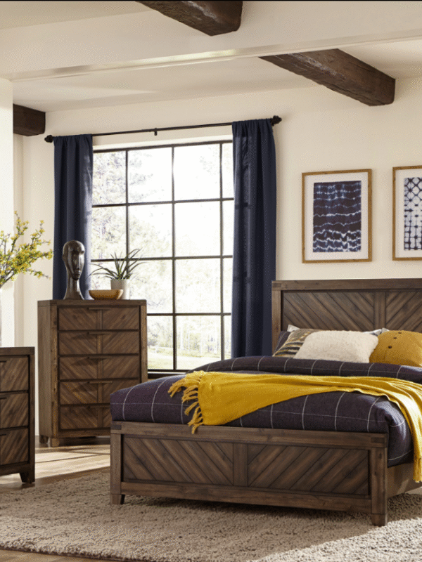 1648 Bedroom Parnell Collection 4pc Set (QB+NS+DR+MR)