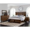 Eastern King Platform Bed wi