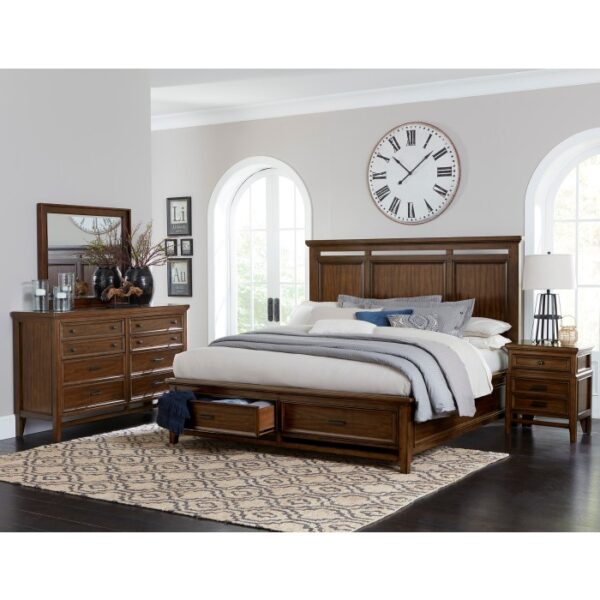Eastern King Platform Bed wi