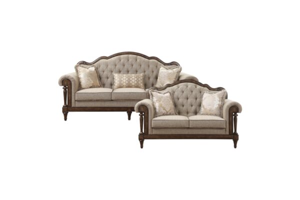16829 Seating-Heath Court Collection 2pc Set: Sofa, Love