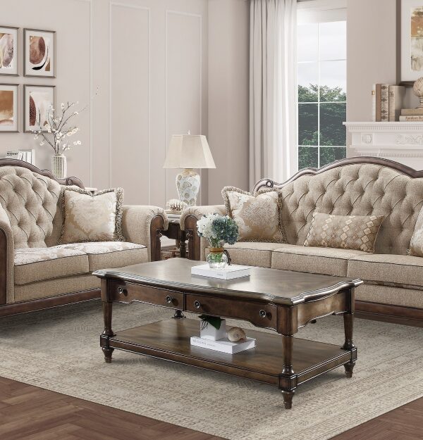 16829 Seating-Heath Court Collection 2pc Set: Sofa, Love