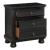 1714BK-4 Night Stand, Hidden Drawer