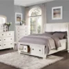 1714W Bedroom Laurelin Collection 4PC SET: 1QB,1NS,1DR,1MR